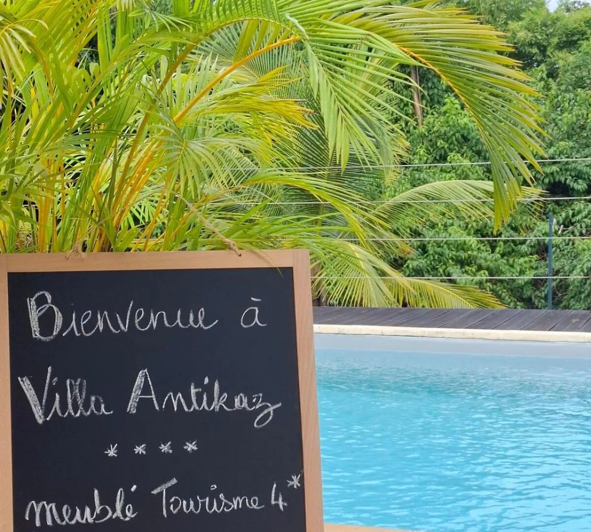 Meuble Tourisme - Villa Antikaz - Classe 4 Etoiles Le Moule Casa vacanze